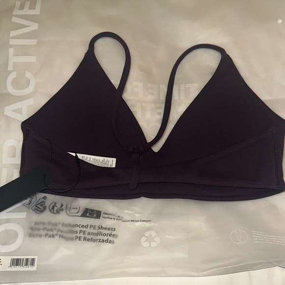 NWT- Oner Active Deep Purple Sports Bra - Picture 4 of 8